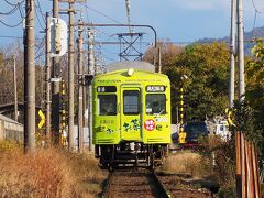 そして井戸駅にて、日の丸構図も捕捉。。