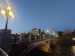 浅野川大橋を撮影して、