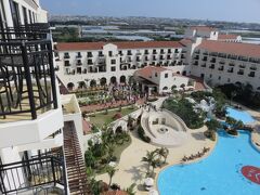 午後１時半
お部屋のラナイからパティオを眺めていたら