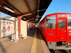 豊肥本線では以前に、阿蘇駅で下車したことはあるのですが、宮地駅で降りるのは初めてです。　ちなみに、宮地も阿蘇市内です。
