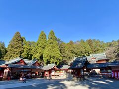 霧島神宮の敷地内に案内所があると思い込んでいたので行きました

コチラにはなかったのですが

二日間無事に歩けたお礼で参拝しました

お賽銭も忘れないように入れました