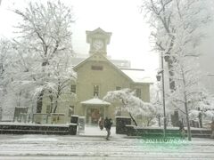 再びバスに乗って札幌時計台へ