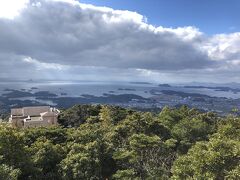 展海峰展望台からの眺め。九十九島。