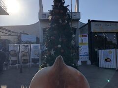 気を取り直して次の目的地へ。鳴門大橋を渡り淡路島にやってきました。ここは玉ねぎのオブジェや美味しい海鮮丼が食べられることで有名なサービスエリアです。