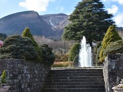 強羅公園から大涌谷を眺めて