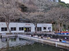 六甲有馬ロープウェイからも見えた１連の大きな四角い池に到着。