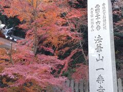 新幹線で姫路へ。一乗寺は紅葉が見頃