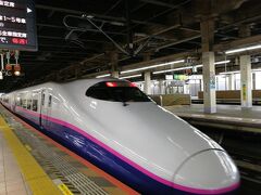 東京～大宮まではやまびこ号に乗車しました。E2系はコンセントは付いていませんが普通に快適ですね。