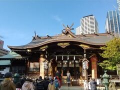 新宿十二社 熊野神社で初詣。