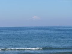 岩井海岸へ
目の前に富士山が東京湾越しに見えます