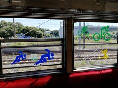 岳南富士岡駅からオリンピックのラッピング電車に乗車してみました。