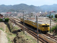 和気駅近くでJR山陽本線の線路を越えます。ここからが苦しいだろうな～と予想する。。