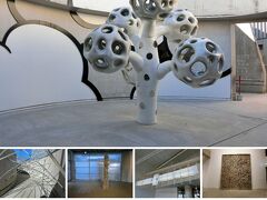 上総牛久駅からの無料周遊バスはモデルコース組と思われる方が多かったので一歩先取りするつもりで市原湖畔美術館で下車
湖のほとりに建つこじんまりした美術館でのんびり