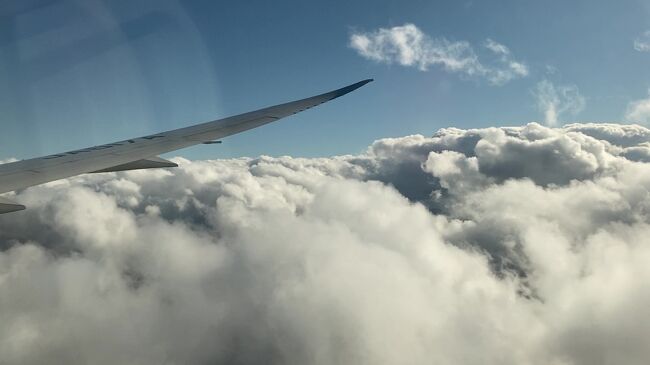 函館上空<br />すごい雲だった