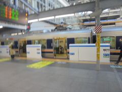 大阪駅で　阪和線に乗り換えました。