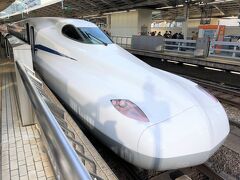 JR東海道新幹線のぞみ219号（東京駅　10:00発ー新大阪　12:30着）
新大阪行の車体の写真。

途中の京都駅には12:15着。所要時間：2時間15分。

JR東海ツアーズの新幹線ダイレクトパック（東海道新幹線+
宿泊パック）のぞみ号利用プランについて。

〇 指定された新幹線駅間のみご利用いただけます。
新幹線のご出発駅まで、到着駅以降の乗車区間につきましては、
別に乗車券をお買い求めください。
※東京都区内や大阪市内区間などの在来線には乗れません。

〇 他の列車に乗車された場合、別途乗車券・特急券が必要となります。
ただし、乗り遅れた場合は、同日中の後続列車の自由席を
ご利用になれます。

〇 ご利用できる改札口は、指定されたJR東海の
新幹線専用改札口に限ります。

〇 宿泊施設・利用人数・利用日・列車・区間・座席位置等の変更は
一切できません。
変更される場合は新規にご予約のうえ、不要な予約を
お取り消しください。
出発日の前日から起算してさかのぼって20日目より
取消料がかかります。