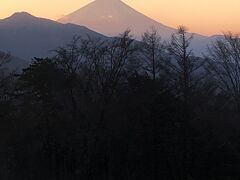 翌朝（1/4）の富士山！