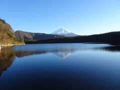 西湖畔から富士山♪
