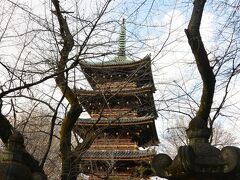五重塔が見えます。元々は東照宮の境内だったのでしょうが、今は上野動物園の敷地になっています。