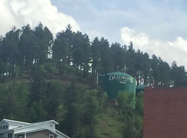 通常は目立つはずのウォータータンクもこの街並みではひっそりそびえ立ちます。