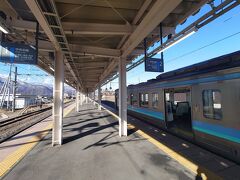 ★10:20
山梨県最後の駅、小淵沢に到着。