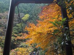 鳩ノ巣小橋です。
紅葉がきれいです。