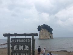 1988年8月、当時中3の旅行研究部の旅行でも訪れた、軍艦島こと見附島。29年ぶりの再訪だ。