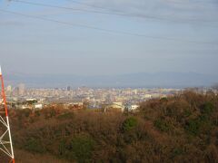 大分スポーツ公園展望台からの見た大分市街方面の風景