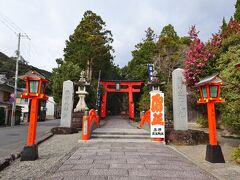 香梅堂さんからほど近い【熊野速玉神社】へ。
駐車場に車を停めて、参道から入ります。