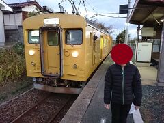  最初の停車駅浜河内駅で下車してみました。

 雀田6:59→7:02浜河内