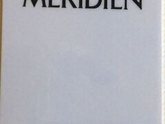 今日のお宿はメリディアンで。