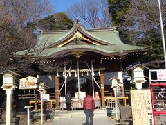 鎮守氷川神社（拝殿）（室町時代の創建。１６０７年に社殿が造られた。今の社殿は１９８６年創建）