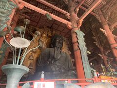 奈良といえば東大寺ですので大仏様も!

さすがに2年前より観光客はいましたが
それでも少なかったので間近でゆっくりとみることができました。