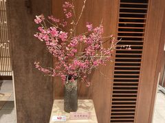 那覇空港ラウンジエントランスの桜
日本一早い沖縄の桜です。
桜が咲く頃には落ち着いているでしょうか。