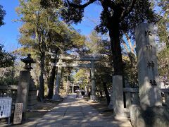 日枝神社から20分ほど歩いて氷川神社に着きました。