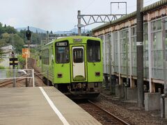 ちょうど列車が出発していきました。