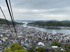 尾道に到着、ロープウェイで山頂へ