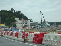 道の駅許田が見えてきました～。