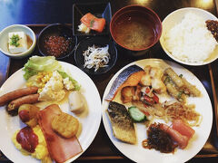 宿泊した札幌駅前のアパホテルにて朝ご飯。