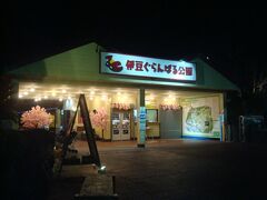 19時30分に食事を終え、外出準備をして、徒歩10分のぐらんぱる公園に19時55分に到着することができました。しかし宿から大通りに出るまでの道は、街灯なく真っ暗で、足元が見えず怖かったです。
グランイルミの入園料は1500円ですが、伊東駅前の観光案内所で前売り券が1300円で購入できました。