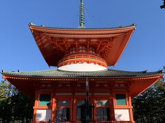 この壇上伽藍の根本大塔、空とのコンビネーション抜群！
「なんか、日本ってすごいな～」と沸々と思いました。