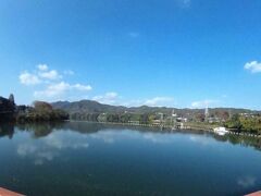 12:11  城山ダムから津久井湖の眺め