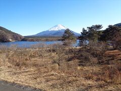 他手合浜（ほかてあいはま）から見た富士山がとても綺麗でした．