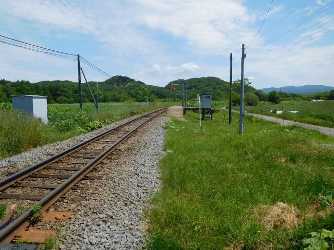 踏切を渡ると糠南駅に到着です。