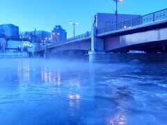 何と素敵な。
－17℃の釧路川
