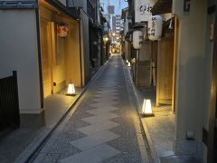 夕方の先斗町。舞妓さんは見かけず（笑）
あわただしくも、楽しい冬の京都でした♪