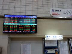 高雄駅から急行に乗って台東駅へ