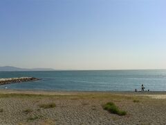 この辺りはまだ林崎海水浴場でしょうか。