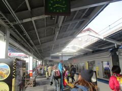 8:17　東武鉄道日光線・東武日光駅　到着
今回は、急行で現地入り。8:23着　特急リバティーげごん１号で参加したメンバーもいました。