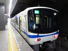 和泉中央駅から初めての泉北高速鉄道に乗車。南海に乗り入れていました。